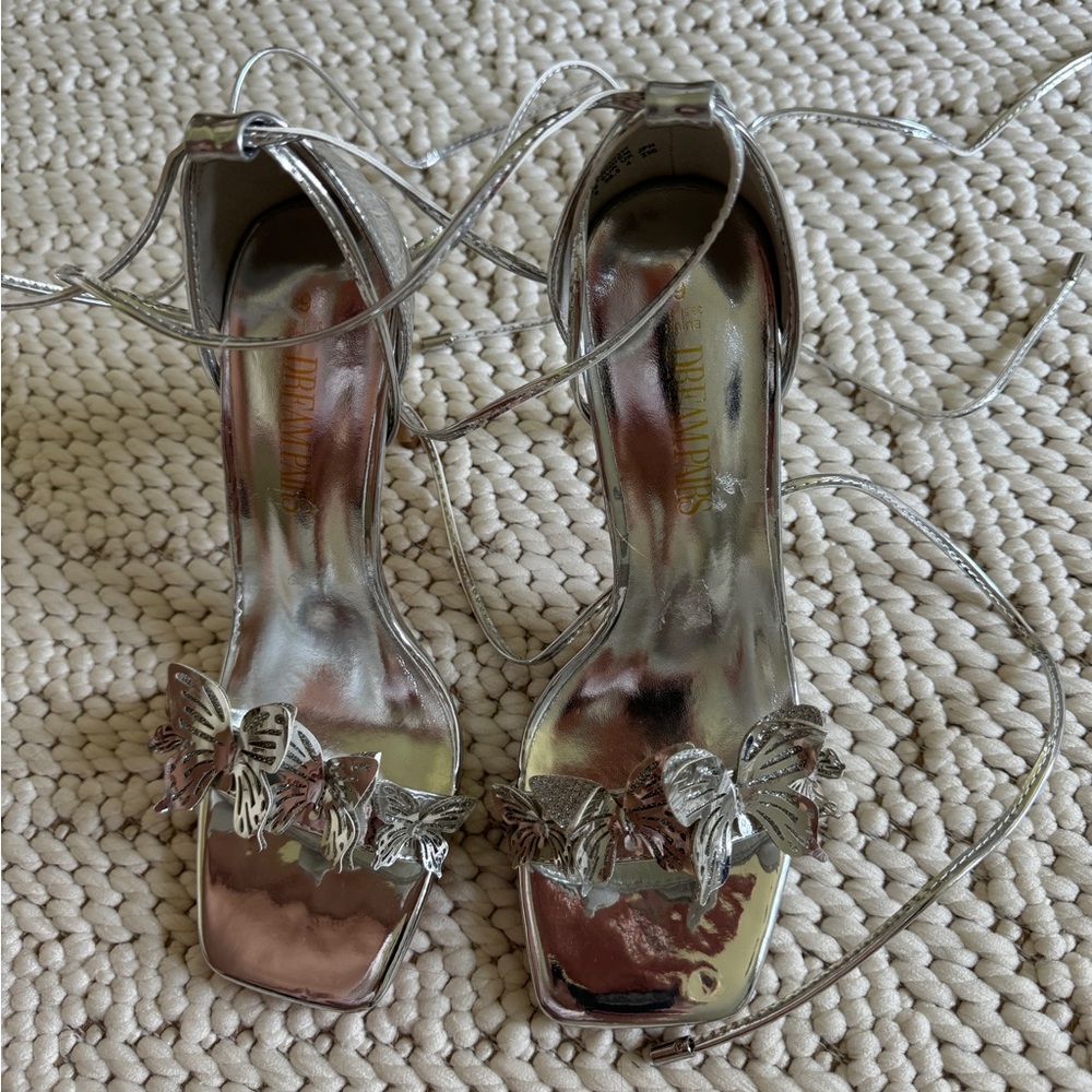 Lace Up High Heels Stilletos - Picture 5 of 6